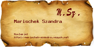 Marischek Szandra névjegykártya